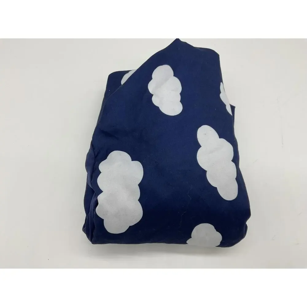 2 Biloban Baby Bassinet Fitted Sheets Cloud Print Gray OEKO-TEX Standard Nursery